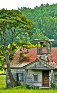 Old Abandoned School House in the Great Smoky Mountains.....