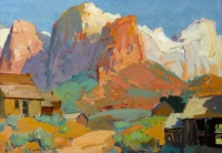 Franz A. Bischoff (American, born in Austria, 1864–1929), Utah Ranch