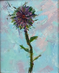 Thistle, Jim Wagner (1940-2021), 2011.  Oil on canvas.