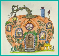 Self-colored drawings. Zelf gekleurde tekeningen.