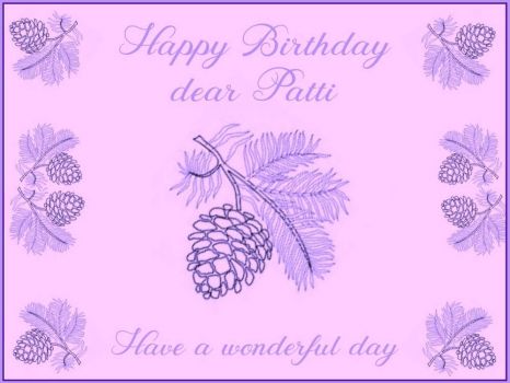 Happy Birthday dear Patti (PLG1958)