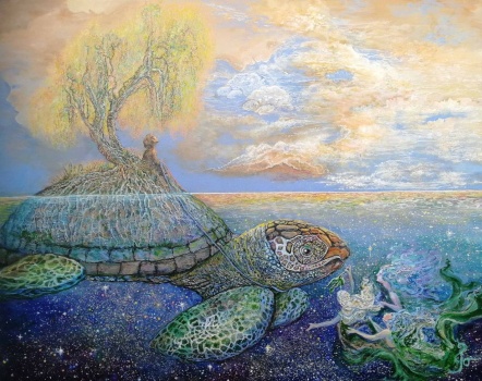 Solve Josephine Wall, Turtle Island :-) jigsaw puzzle online with 