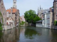 Old city center Bruges, Belgium
