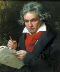 Composer, 'Ludwig bon Beethoven', By Joseph Karl Stiele