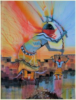 Mescalero Fire Dancer ~ Rance Hood (Comanche)