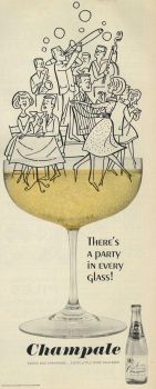 Vintage "Champale" advert from 1964