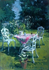 Susan Ryder - White Chairs at Belchester