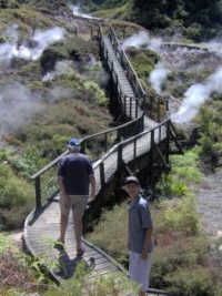 A thermal walkway- Taupo NZ