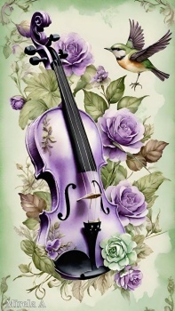 Lavender Violin