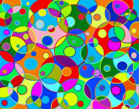 Solve Abstract Circles - Medium jigsaw puzzle online with 120 pieces