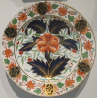 Soft-paste porcelain plate, English, possibly Derby, 19th century
