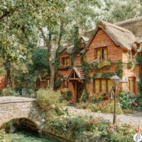 cottage 4 111525 (All puzzles can be solved with more or fewer pieces. Human imagined; AI generated.)