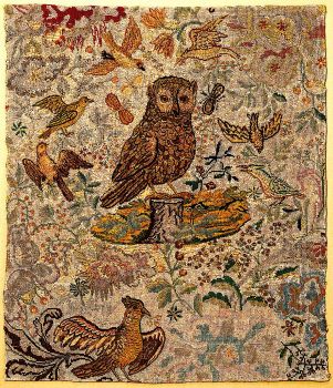 Needlework Textile (furnishing fabric), 1700-1750, possibly Flemish