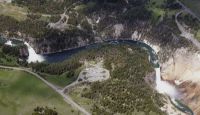 Three Falls of Yellowstone River