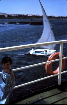 Alex on the Nile.  1984
