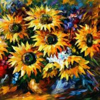 Sunflowers by Leonid Afremov