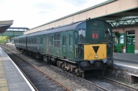 Southern Railway "Thumper" at Okehampton, Devon, UK