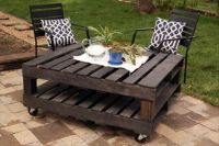 Pallet patio table