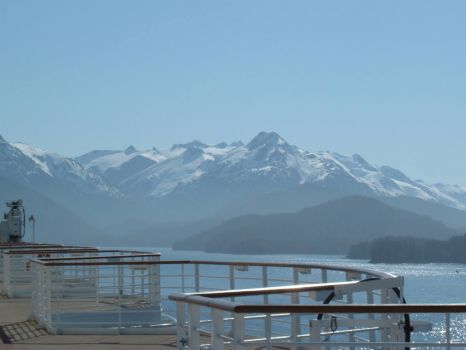 Alaska, from top of ship