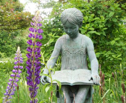 Statue in Molly's Garden
