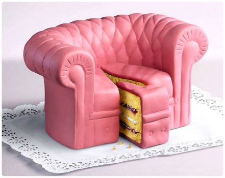 Pink Sofa Cake (smaller size)