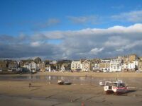 Low tide in St Ives Harbour