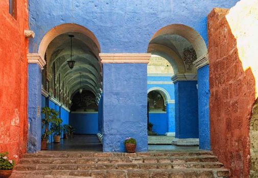 Blue Peruvian Arches