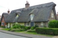 Thatched cottages, Moulton
