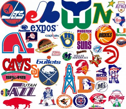 Solve Old School Sports Logos jigsaw puzzle online with 340 pieces