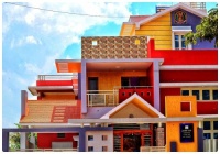 A Very Colourful Building Facade