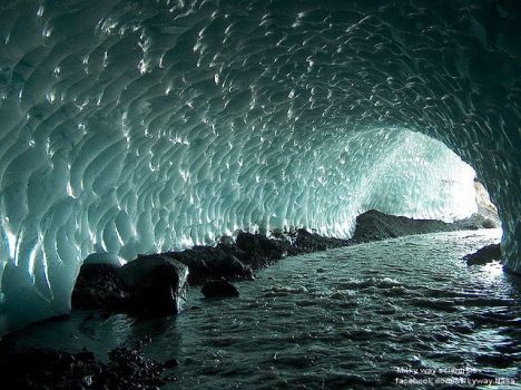 Ice Cave, Alaska, Iceland by Parisianchic