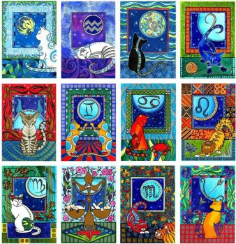 cat zodiac puzzle