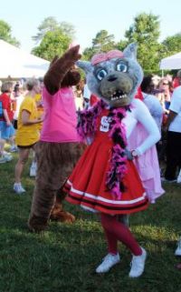 Ms Wuf at The Race for the Cure
