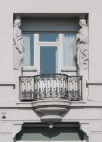 Details of characteristic building in Ghent