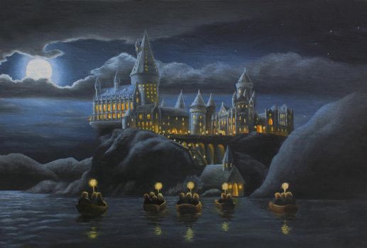 hogwarts-at-night-karen-coombes