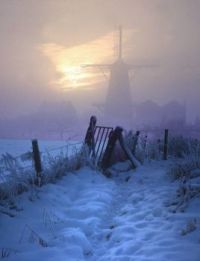 A Dutch Winter - Windmill