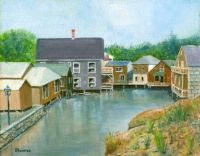 Painting-Kennebunkport, Me. by Steve Paraskevas