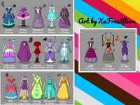 Queens of Mewni dresses part 2 collage