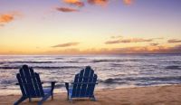 BLUE BEACH CHAIRS