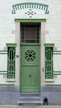 Door in Antwerp, Belgium