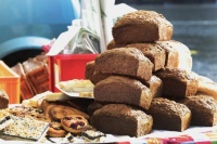 Irish Soda Bread. St. Patrick's Day Open Market.