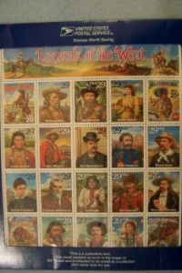 Legends of the West stamps