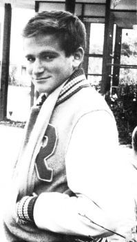 Robin Williams, 18, as a senior at Redwood High School. [1969]