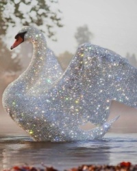A Bling Swan