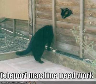 Teleport machine not working