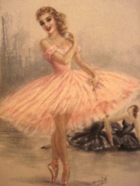 Vintage Ballerina Beauty