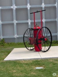 Phomene Fire Extinguisher on wheels