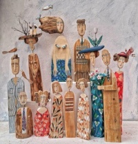 assorted group of figures