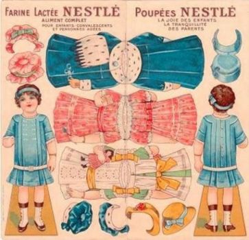 Paper Doll  ~~  1910`s Nestlé Ad