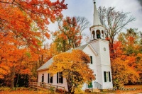 Chapel in the Fall, Wolanacet, New Hampshire